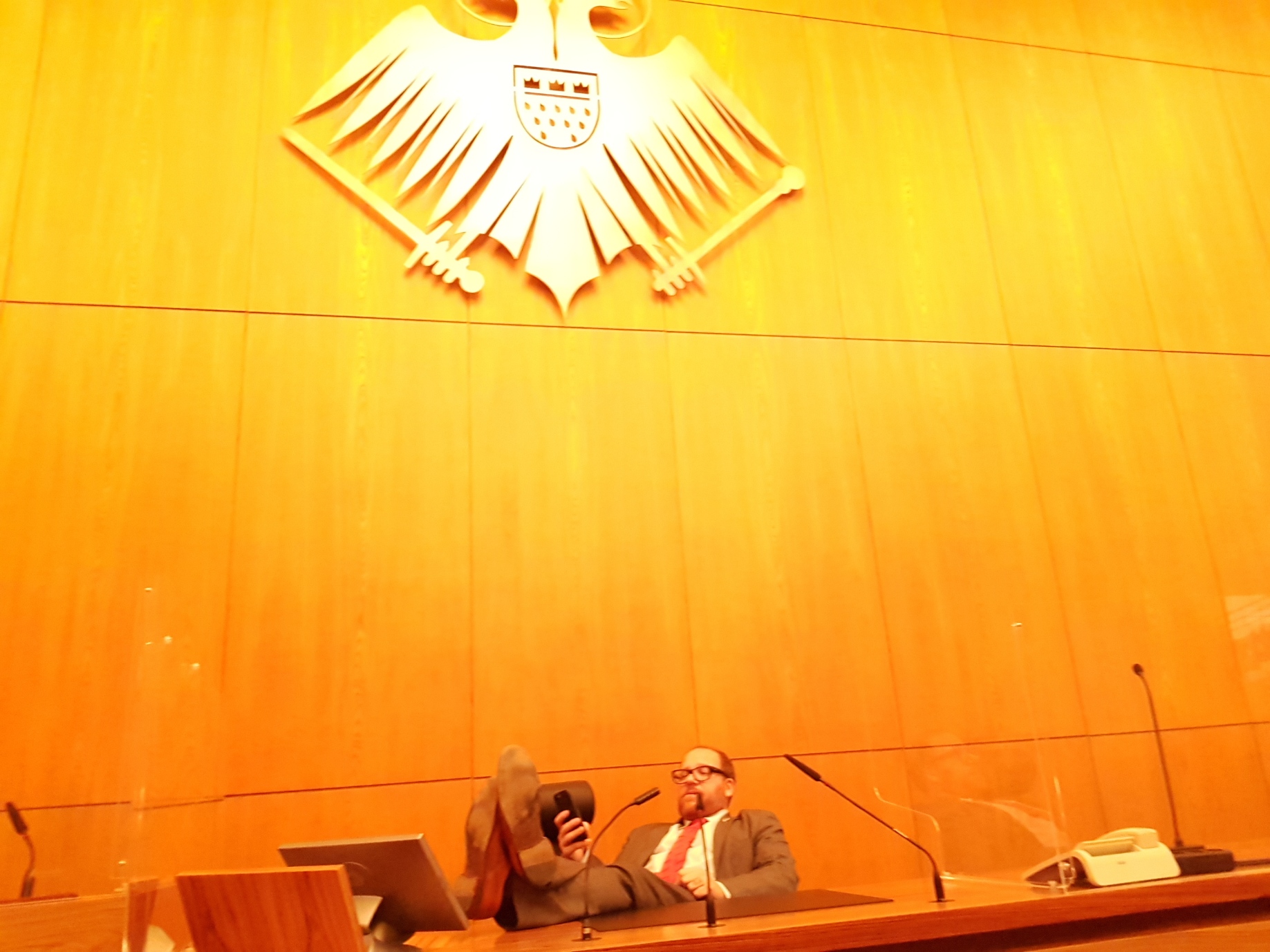 Nico Wehnemann im Kölner Rathaus
